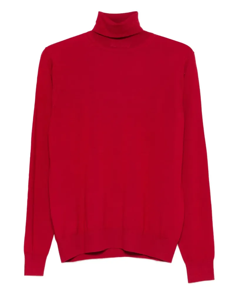 Della Ciana Pullover mit Rollkragen - Rot Rot