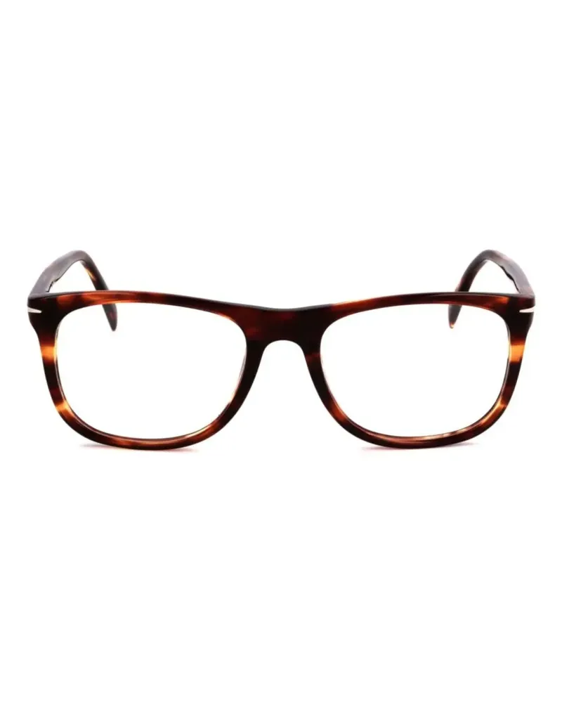 EYEWEAR by DAVID BECKHAM Brille mit eckigem Gestell - Braun Braun