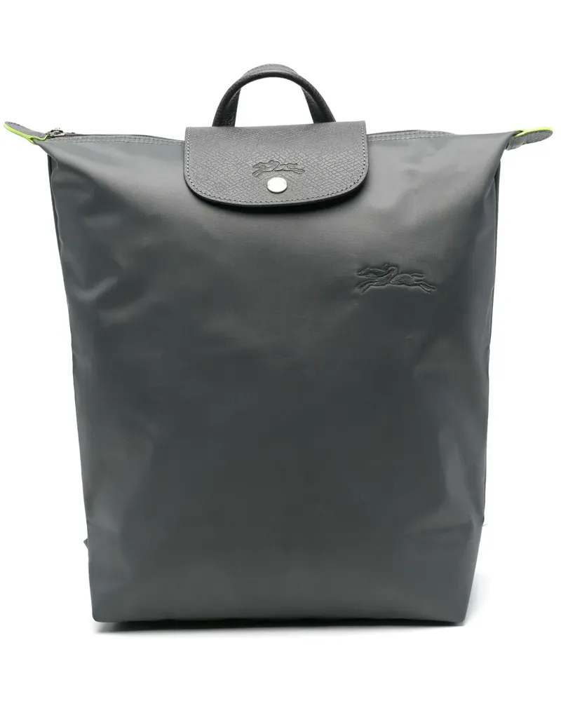 Longchamp Mittelgroßer Le Pliage Rucksack - Grau Grau