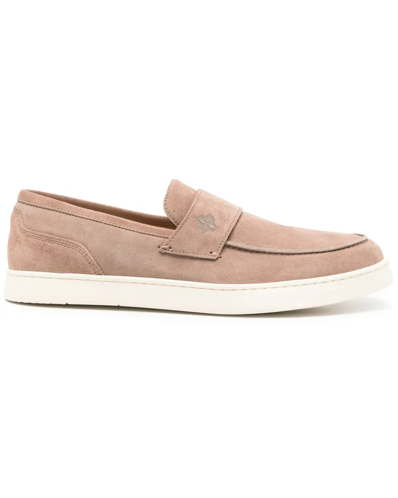 Tagliatore Loafer aus Wildleder - Nude Nude