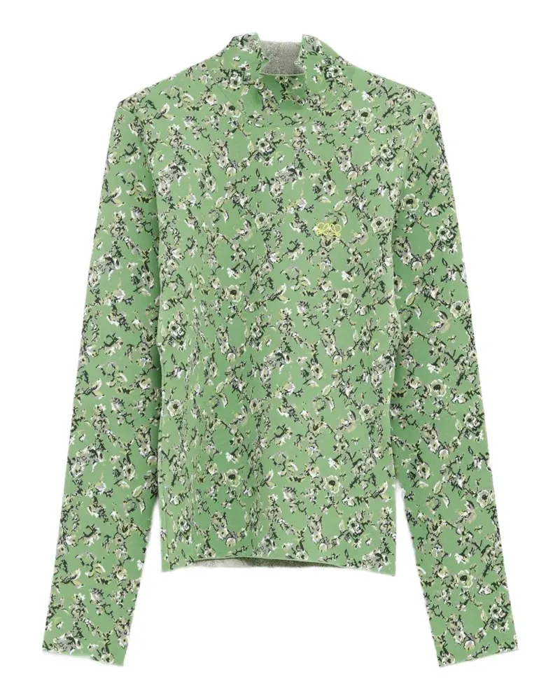 Loewe x Cosima Von Bonin floral-print T-shirt - Grün Grün