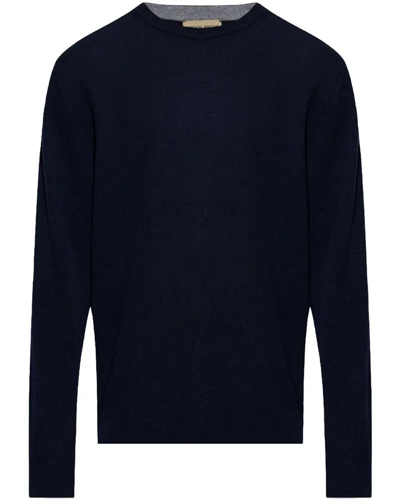 Woolrich Pullover mit Logo-Stickerei - Schwarz Schwarz