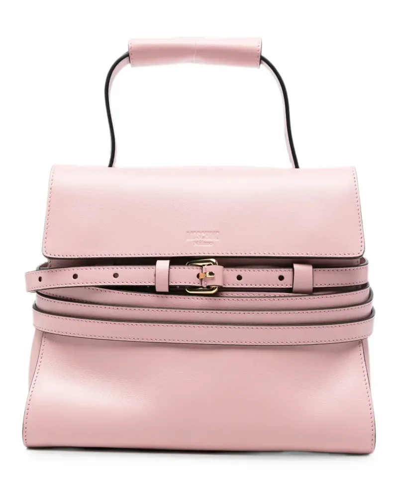 Moschino belt-detail tote bag - Rosa Rosa