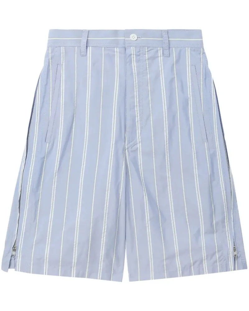 Toga Shorts mit Längsstreifen Blau