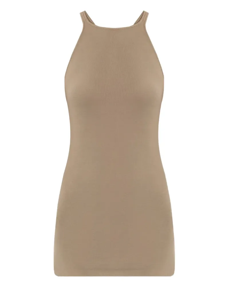 DRKSHDW by Rick Owens Geripptes Tanktop - Nude Nude