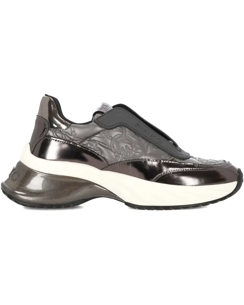Pinko Gesteppte Sneakers - Grau Grau