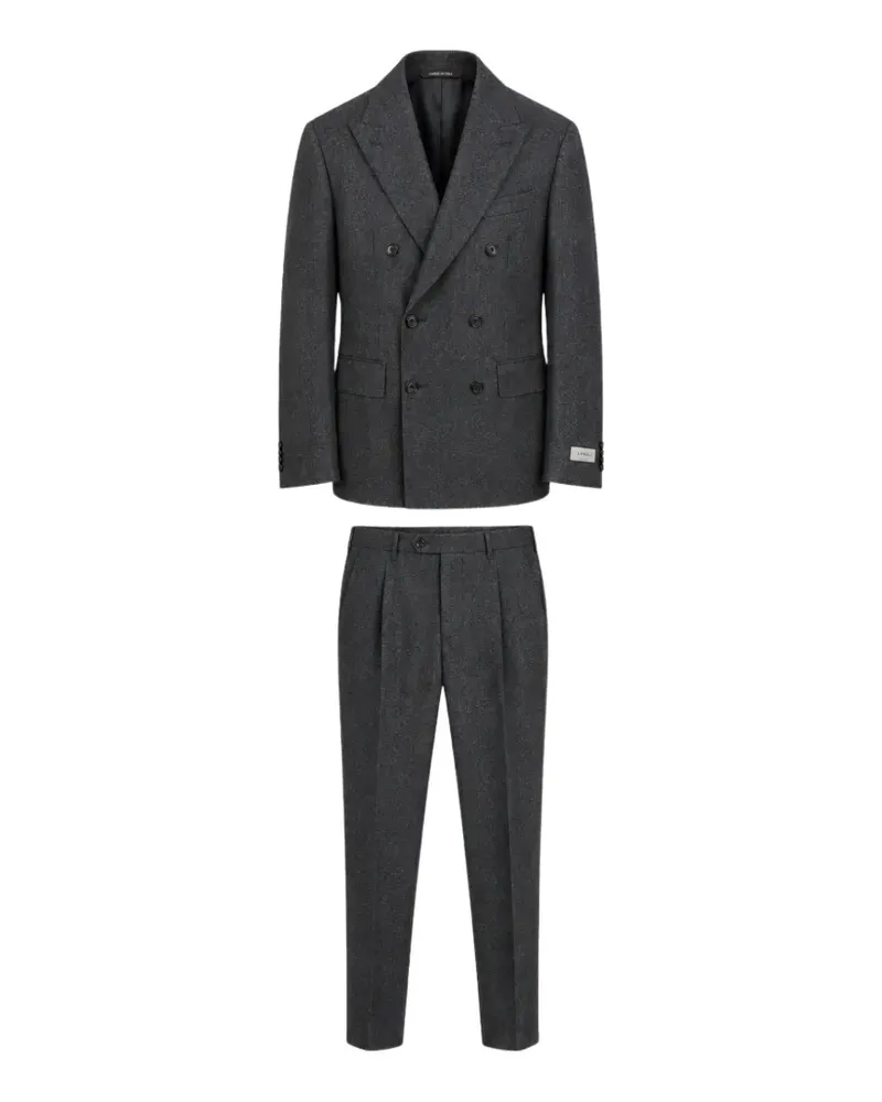 Canali Doppelreihiger Anzug - Grau Grau