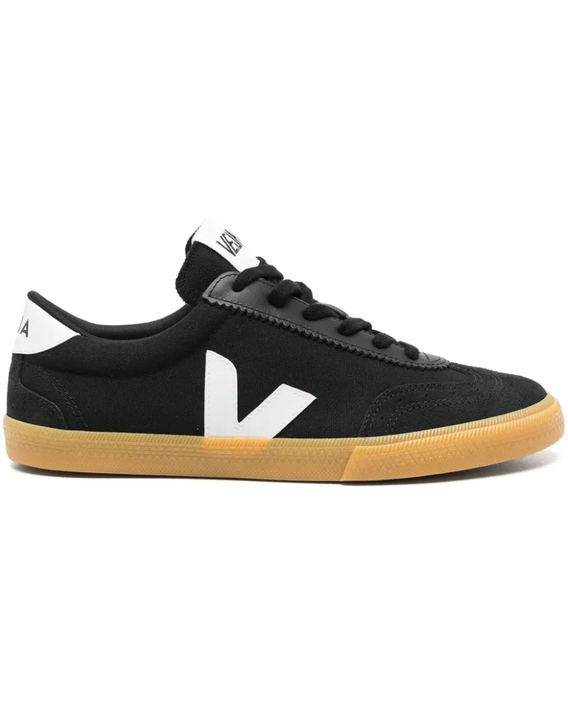 VEJA Volley Sneakers aus Canvas - Schwarz Schwarz
