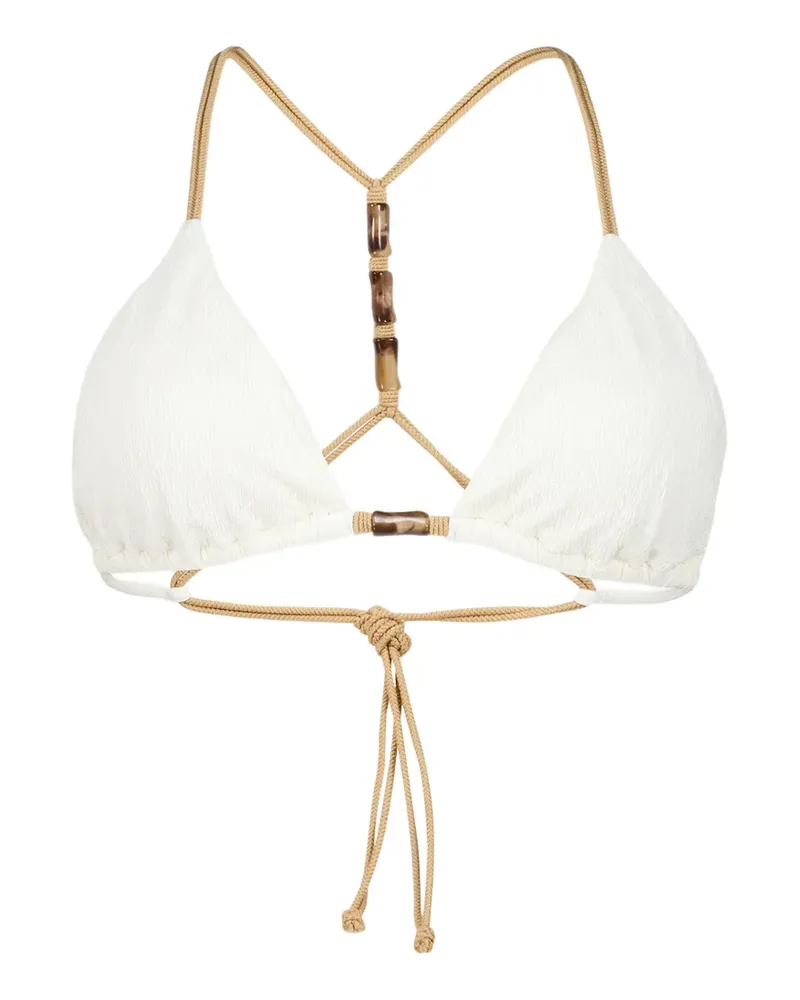 ViX Firenze Lesley Bikinioberteil - Weiß Weiß