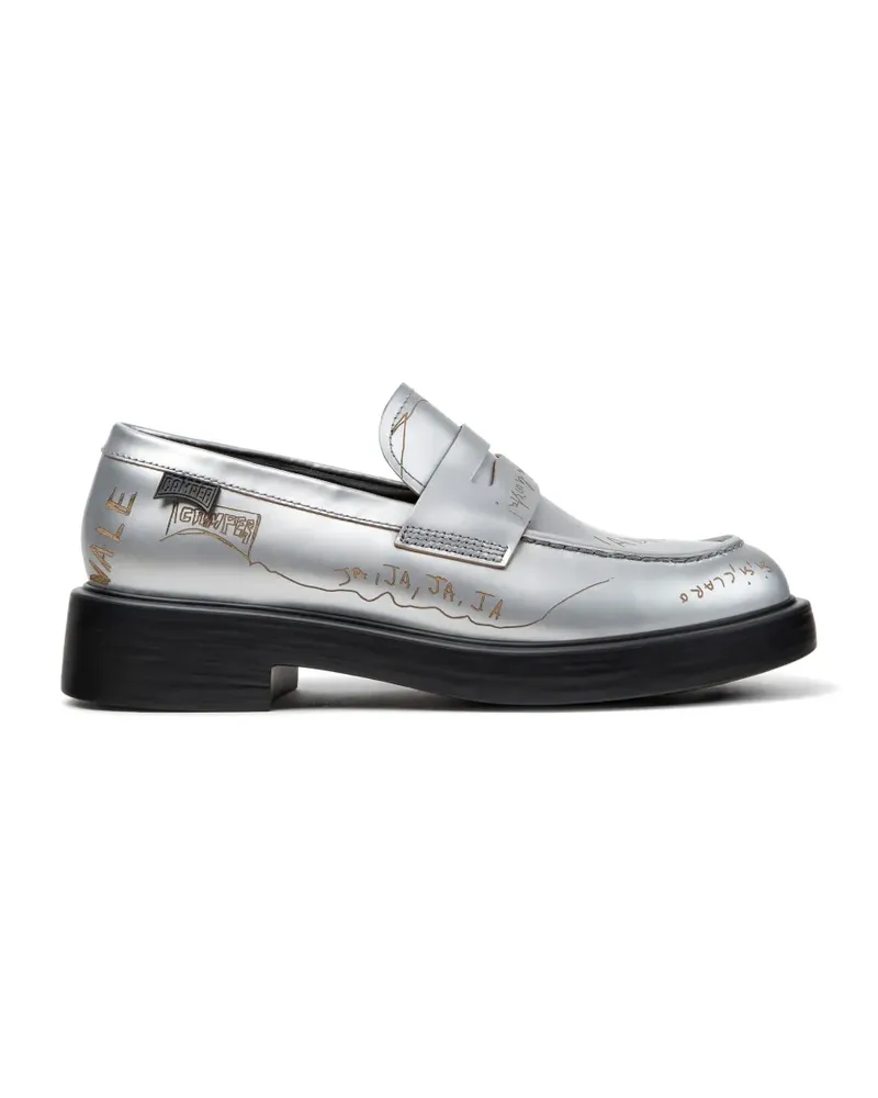 Camper Twins Dean Loafer - Silber Silber