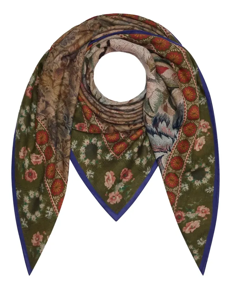 Pierre-Louis Mascia geometric-pattern scarf - Schwarz Schwarz