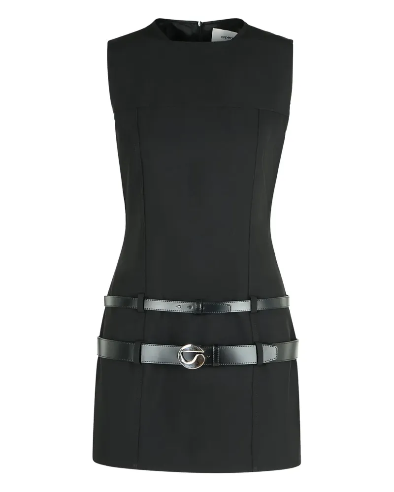 COPERNI Etui-Minikleid mit Gürtel - Schwarz Schwarz