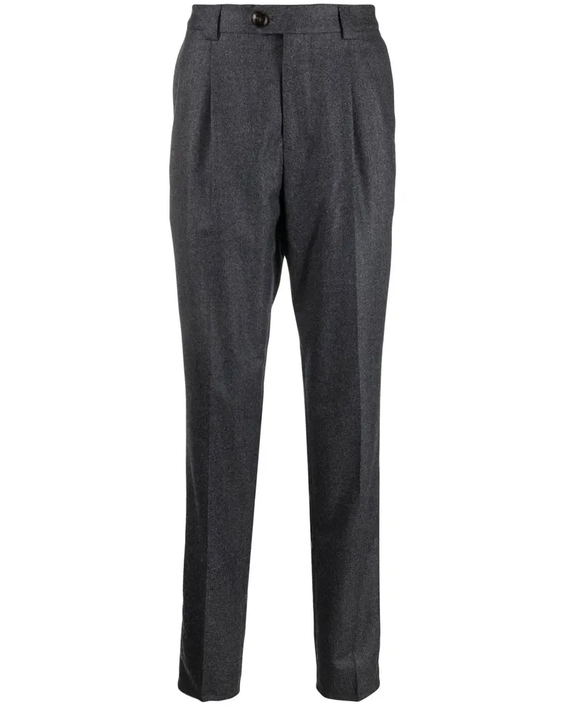 Brunello Cucinelli Klassische Bundfaltenhose - Grau Grau