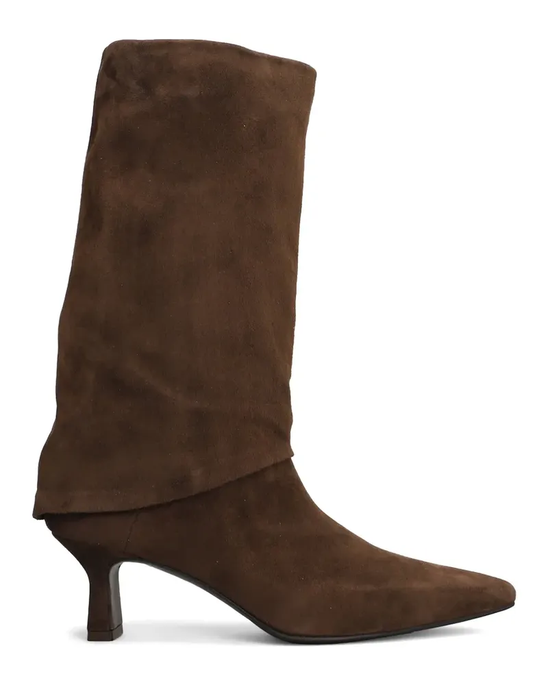 The Seller Wildlederstiefel mit spitzer Kappe - Braun Braun