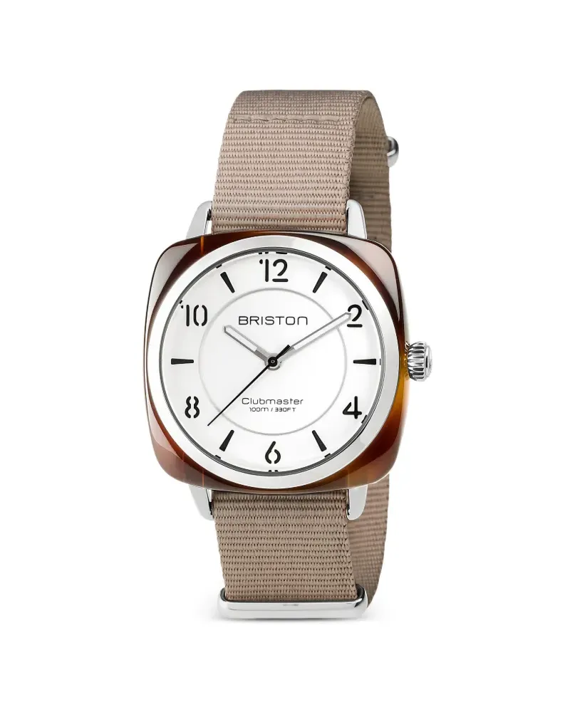 BRISTON Clubmaster Chic Armbanduhr 36mm - Weiß Weiß