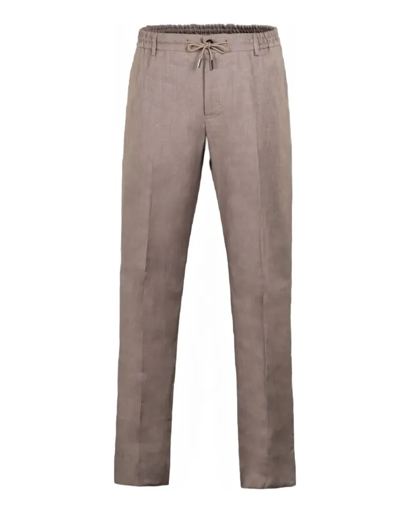 MOORER Adamson Hose mit geradem Bein - Nude Nude