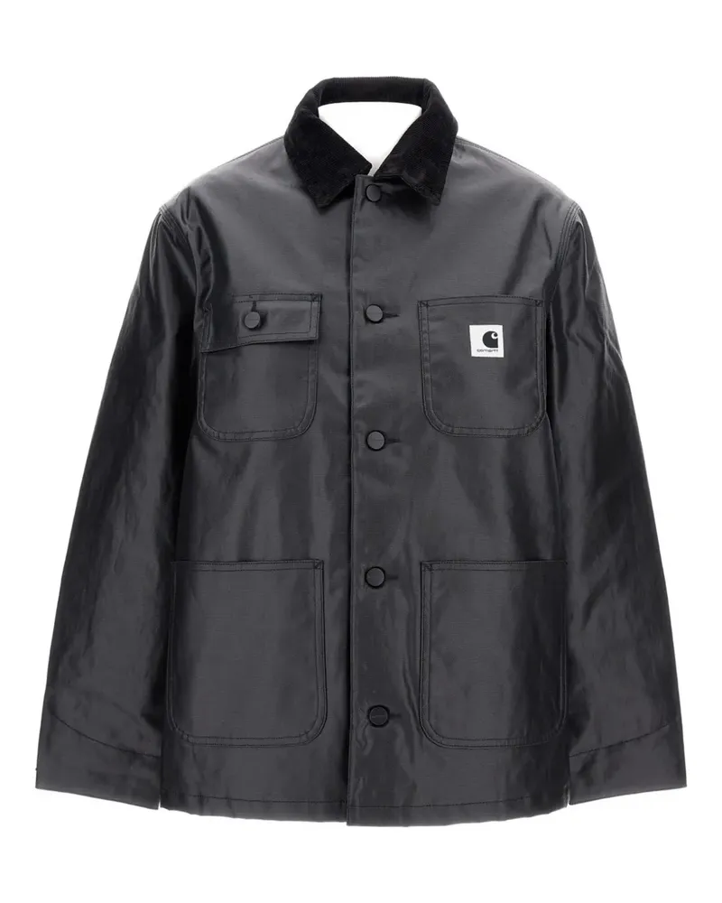 Carhartt WIP Dean Michigan Jacke mit Cordkragen - Schwarz Schwarz