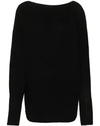 Philosophy Di Lorenzo Serafini Grob gestrickter Pullover Schwarz