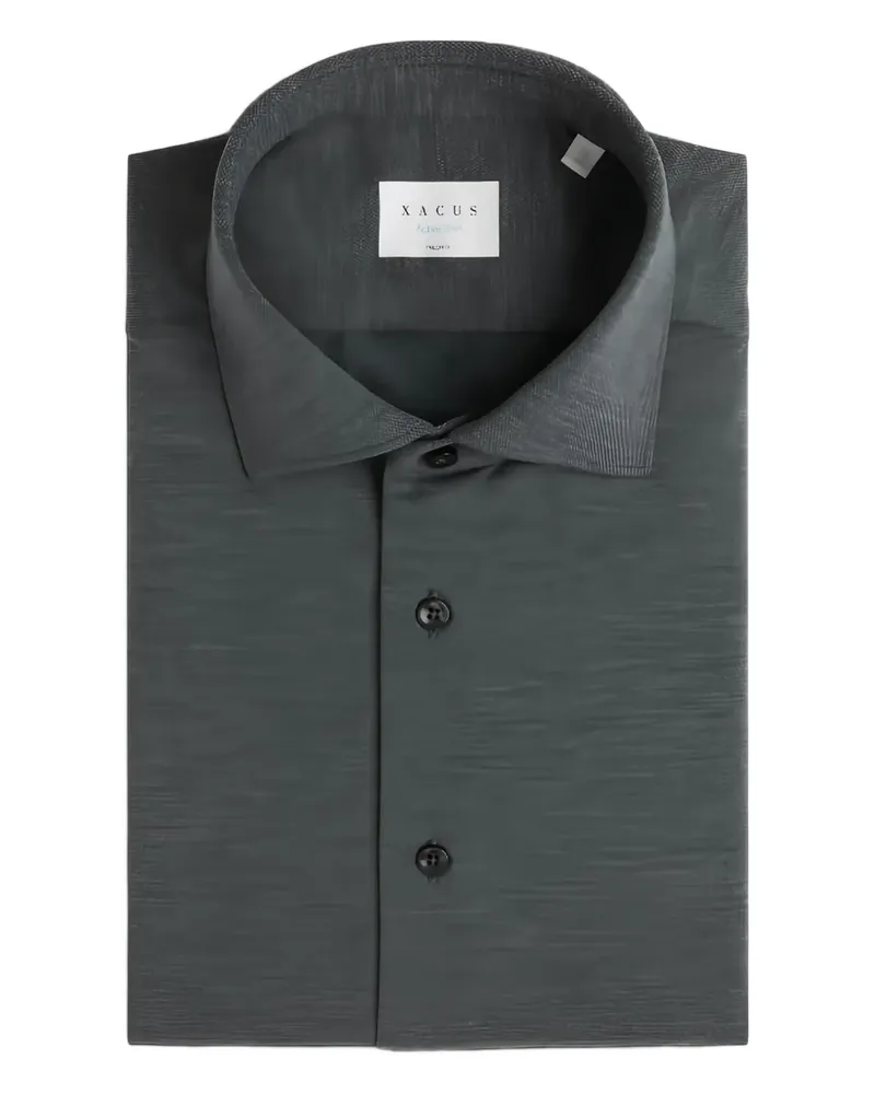 XACUS Klassisches Hemd - Grau Grau