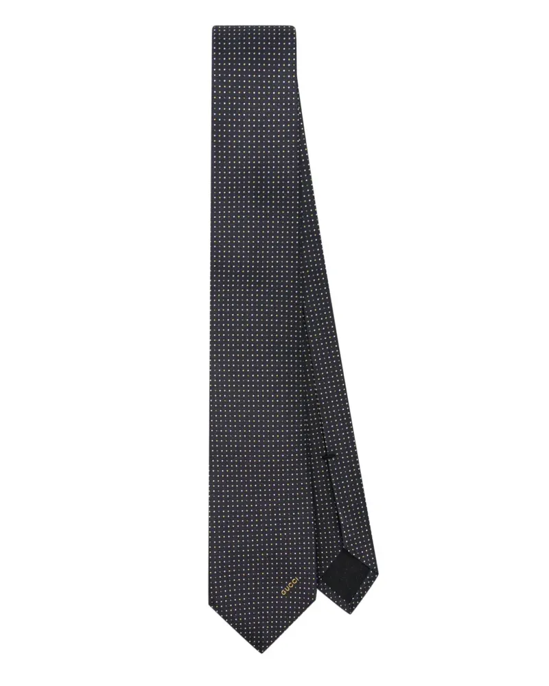 Gucci Krawatte aus Seide - Blau Blau