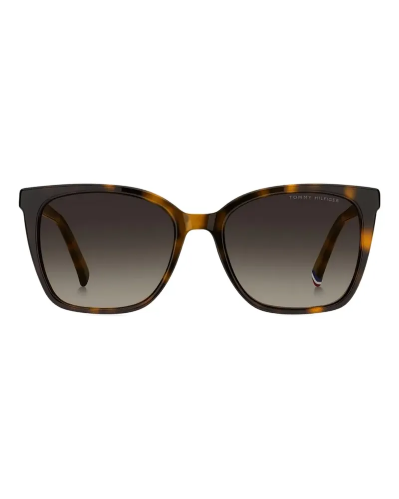 Tommy Hilfiger square-frame sunglasses - Braun Braun