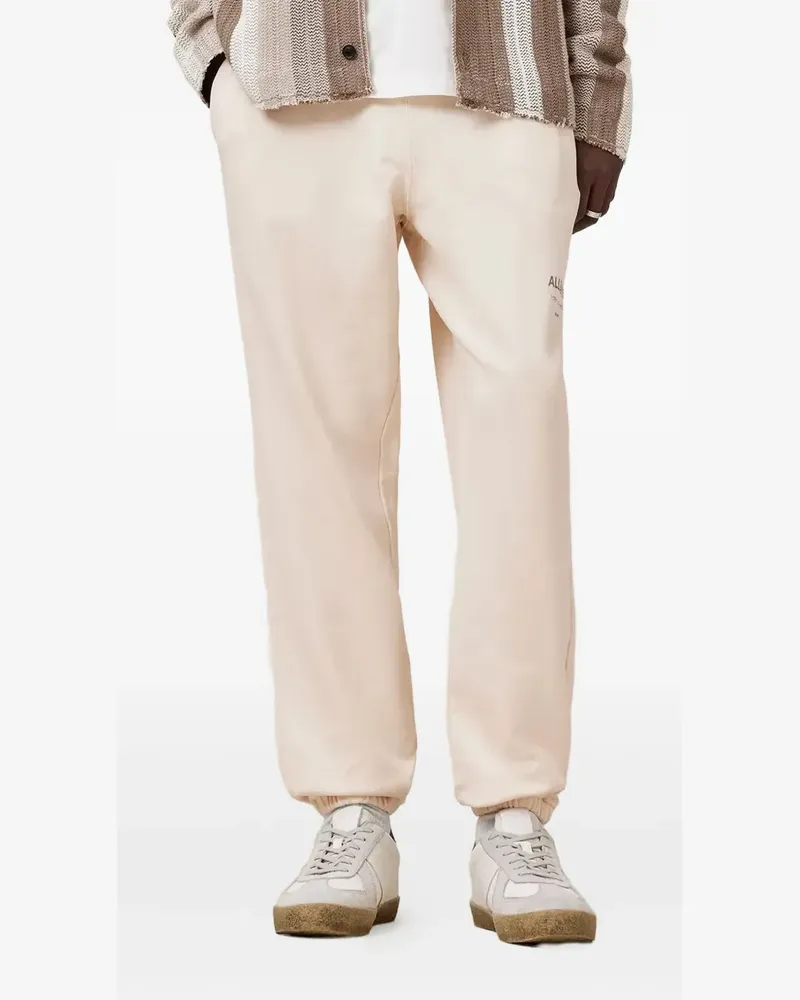 AllSaints Jogginghose mit Logo-Print - Nude Nude