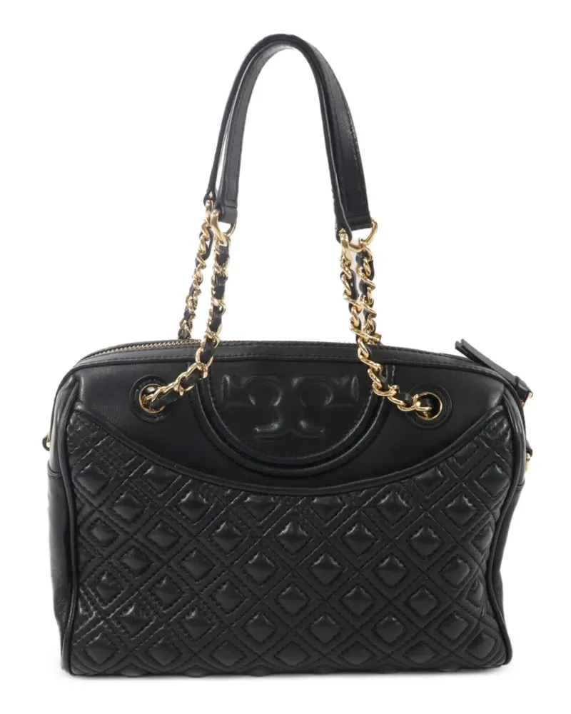 Tory Burch Gesteppte Schultertasche - Schwarz Schwarz