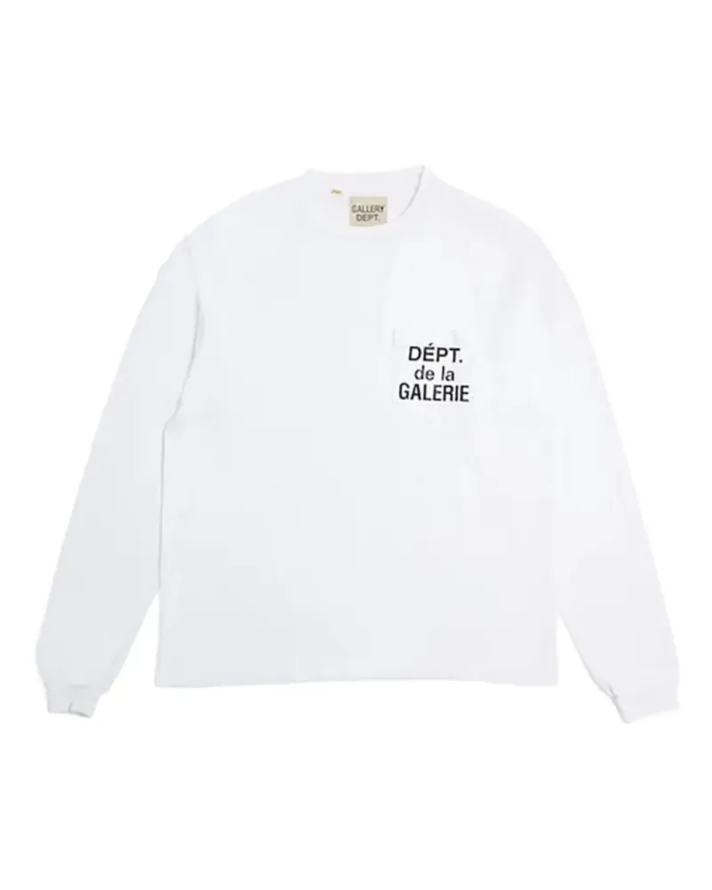 GALLERY DEPT. De La Galerie Langarmshirt - Weiß Weiß