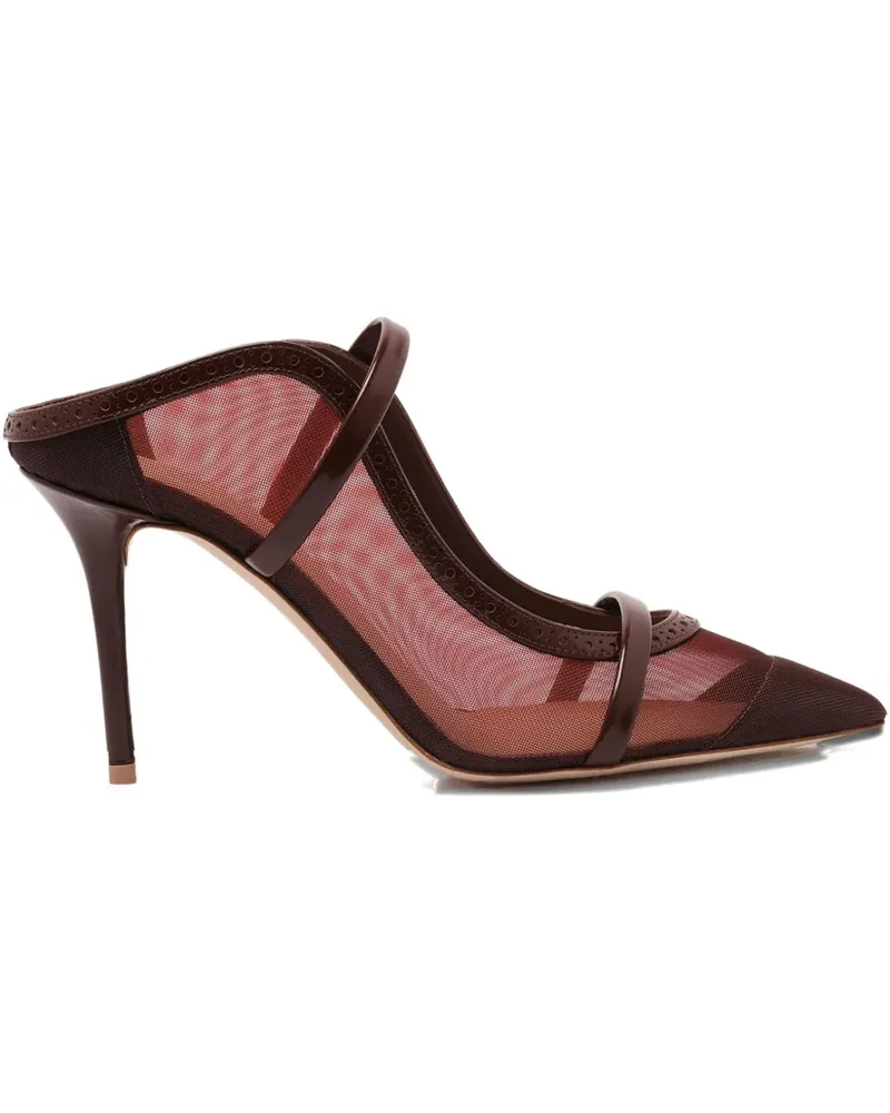 Malone Souliers 85mm Maureen mesh pumps - Rot Rot