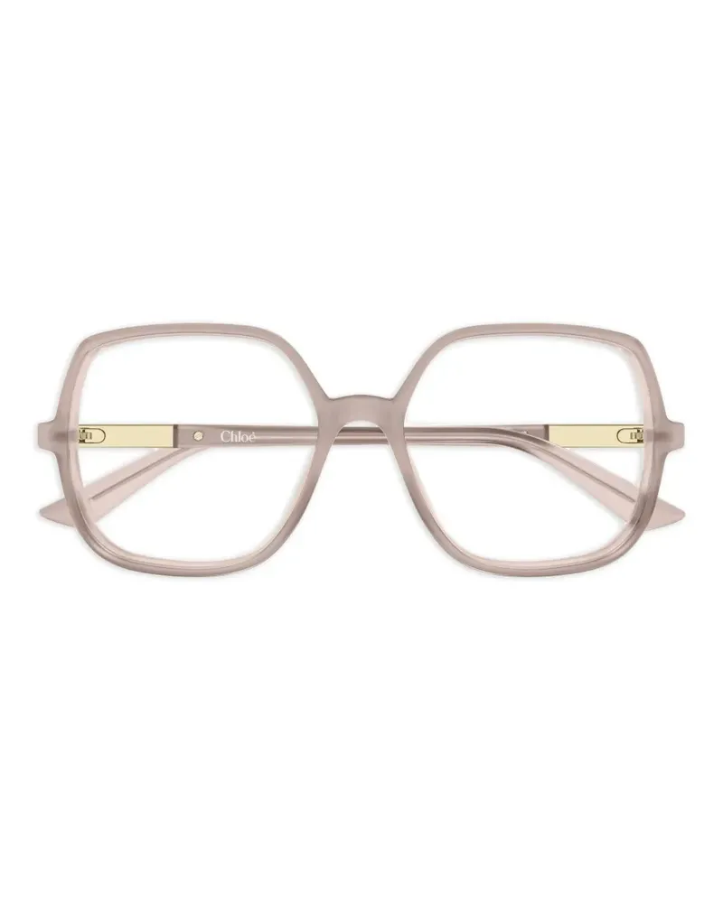 Chloé logo-detail glasses - Nude Nude