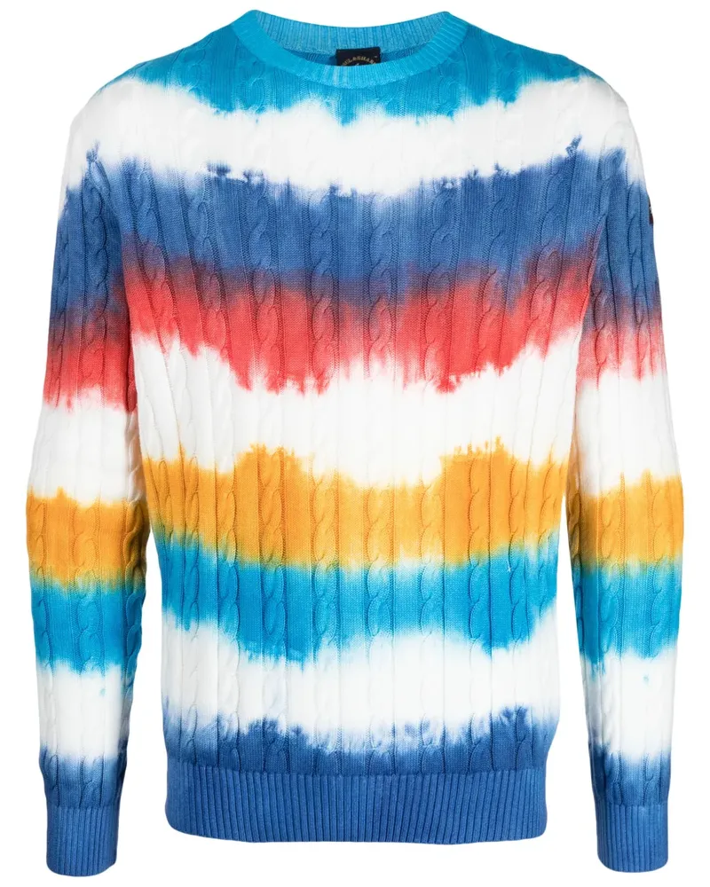 Paul & Shark Pullover mit Batikmuster - Blau Blau