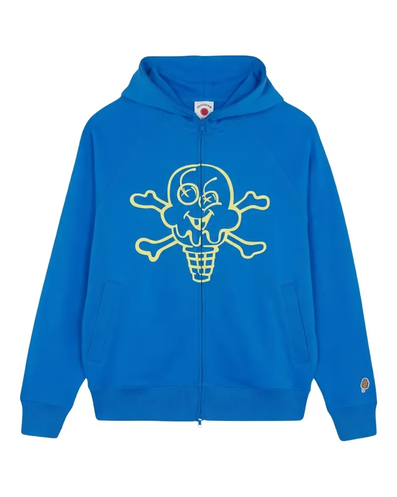 ICECREAM Cones & Bones Kapuzenjacke - Blau Blau