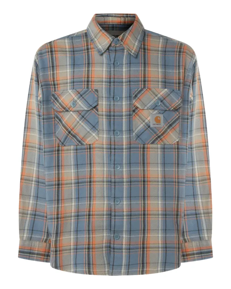 Carhartt WIP plaid pocket shirt - Blau Blau