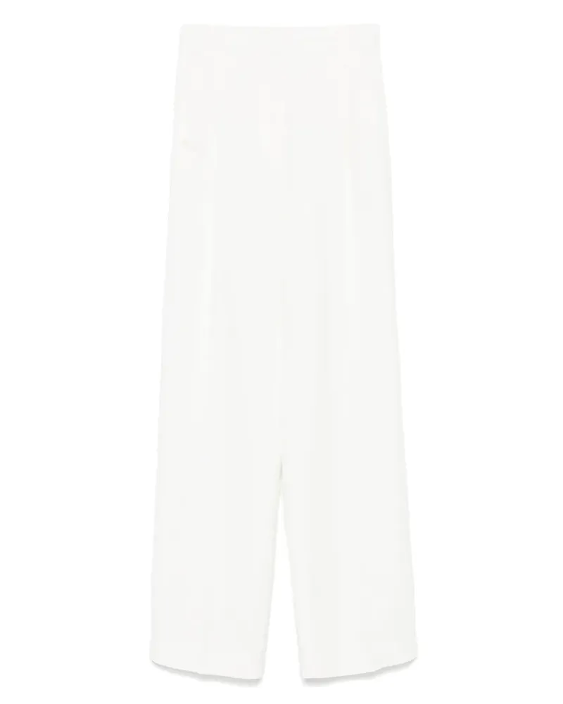 Antonelli Firenze Hose mit Faltendetail - Weiß Weiß