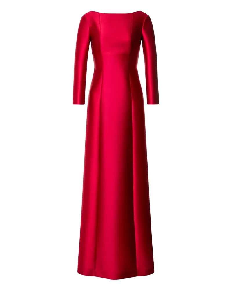 Alberta Ferretti Kleid aus Seidensatin - Rot Rot