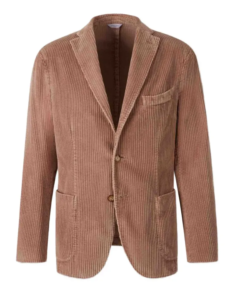 Boglioli corduroy single-breasted blazer - Rosa Rosa