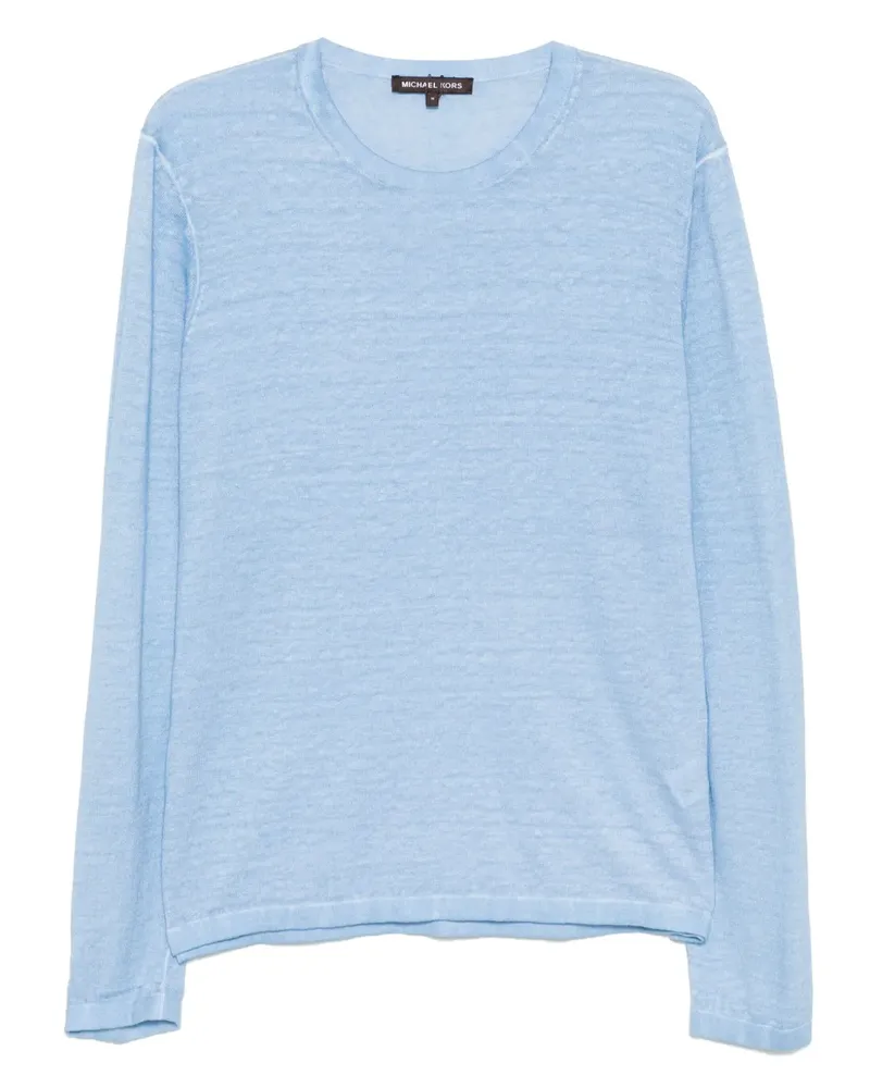 Michael Kors Klassisches Langarmshirt - Blau Blau