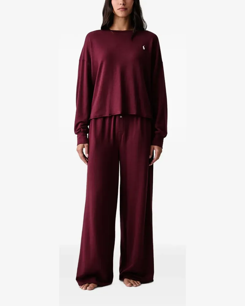 Ralph Lauren logo-embroidered pyjamas - Rot Rot