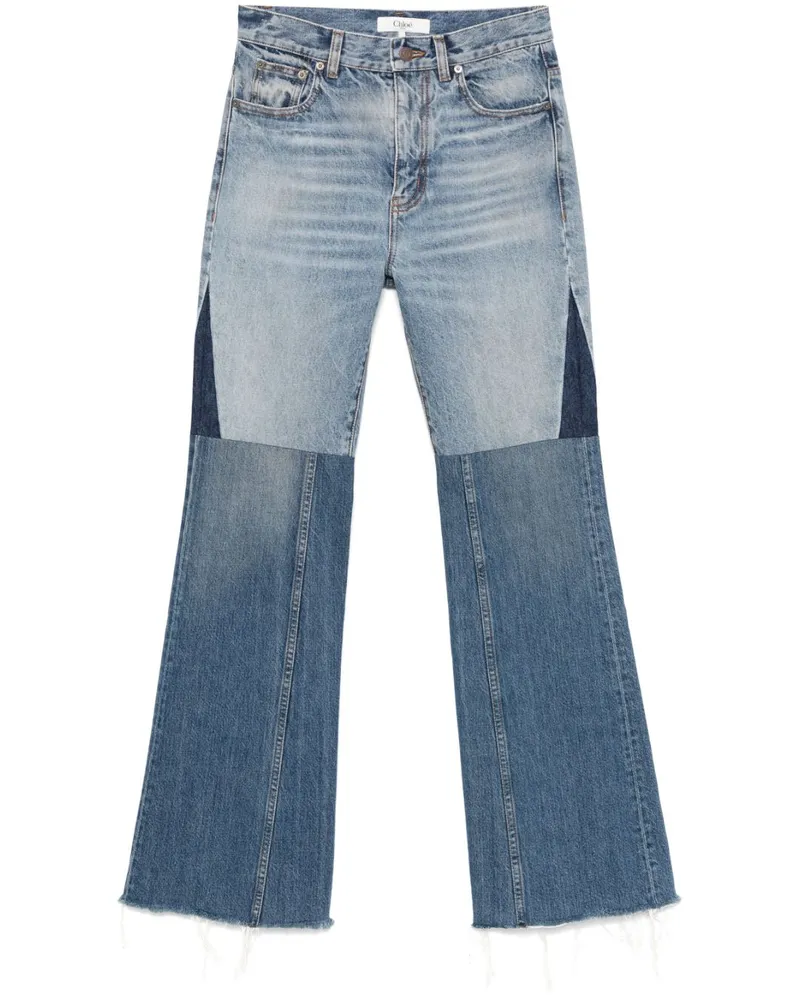 Chloé Jeans mit weitem Bein - Blau Blau