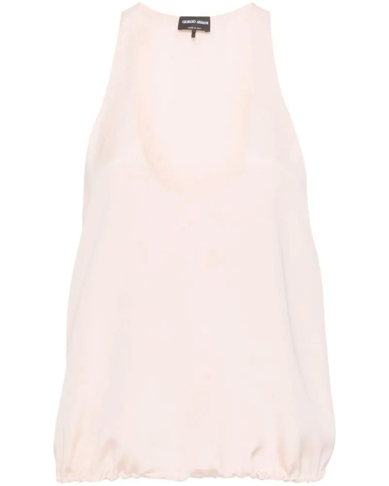 Giorgio Armani Top mit Glitter-Detail - Rosa Rosa
