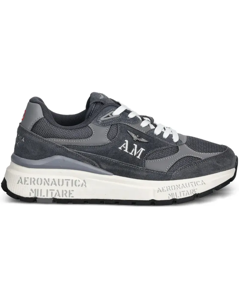 Aeronautica Militare Sneakers mit Logo - Grau Grau
