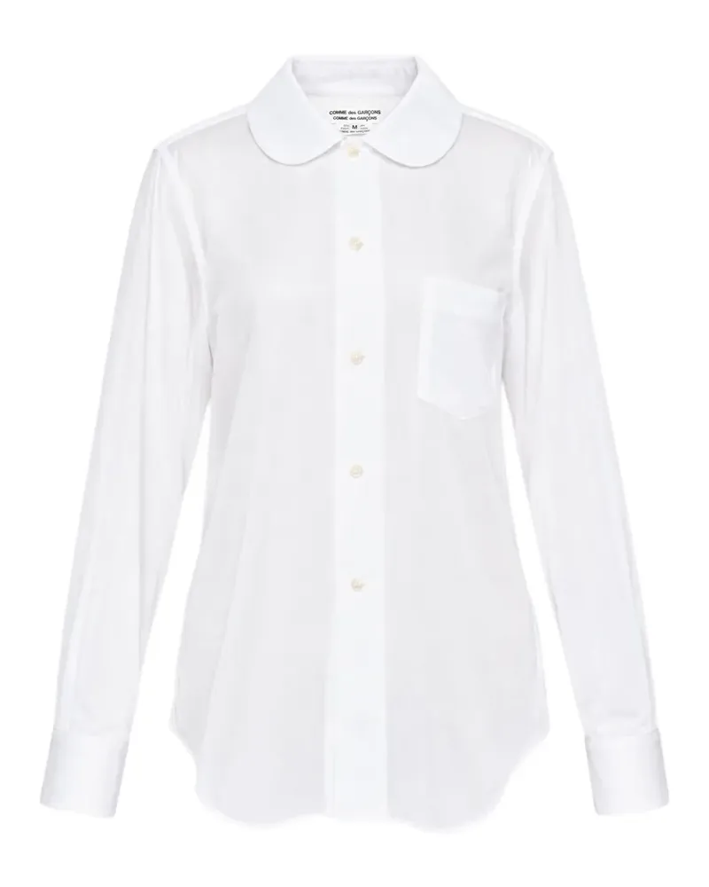 Comme des Garçons Peter Pan collar shirt - Weiß Weiß