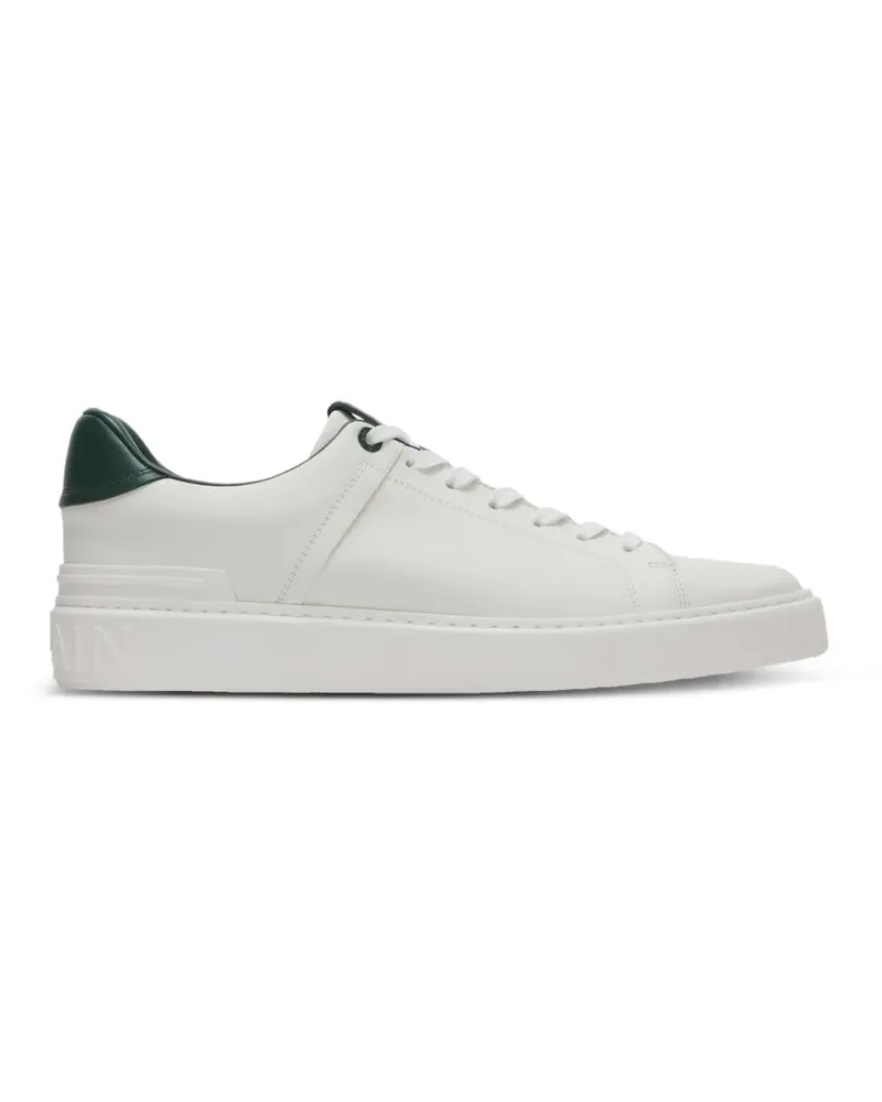 Balmain B-Court Sneakers aus Glattleder - Weiß Weiß