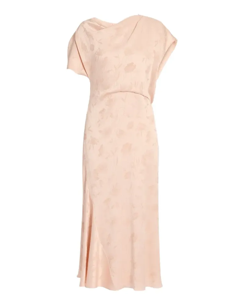Erdem floral-jacquard creponne dress - Rosa Rosa
