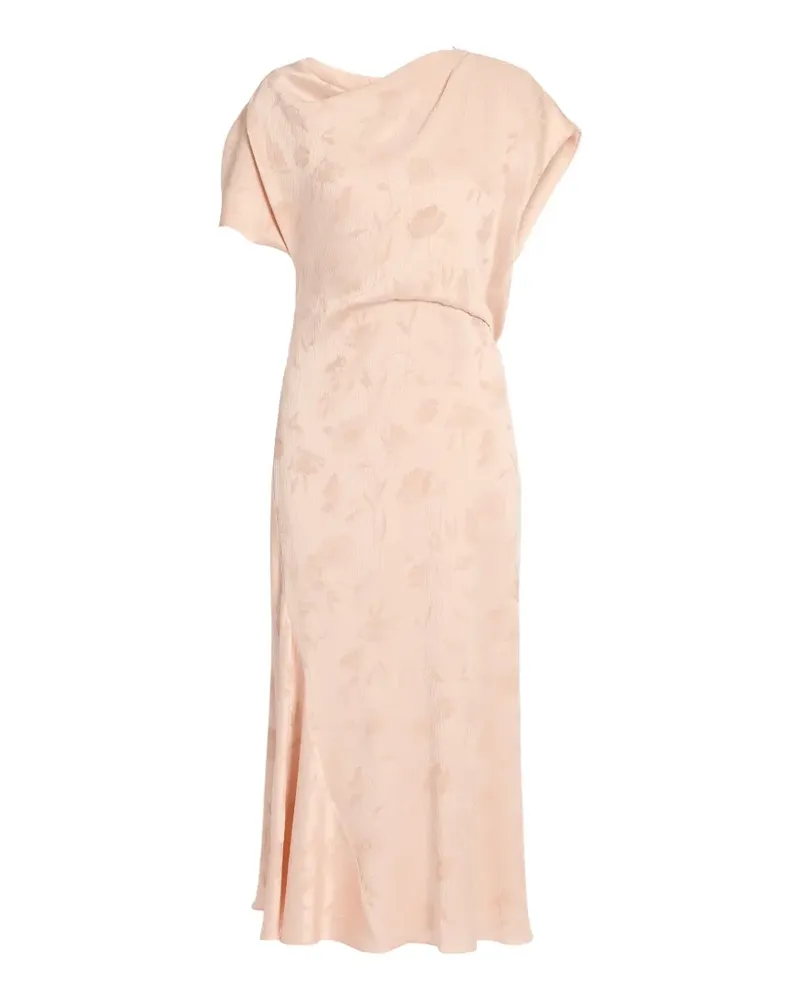 Erdem floral-jacquard creponne dress - Rosa Rosa