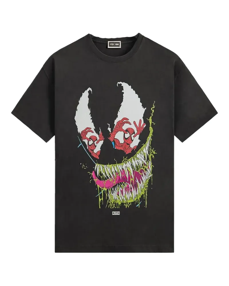 KITH x Marvel Venom T-Shirt - Schwarz Schwarz