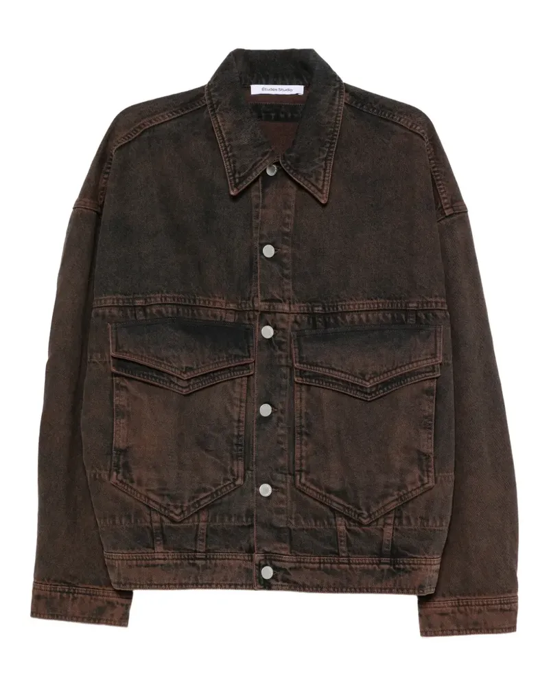 Études Studio loose-fit denim jacket - Braun Braun