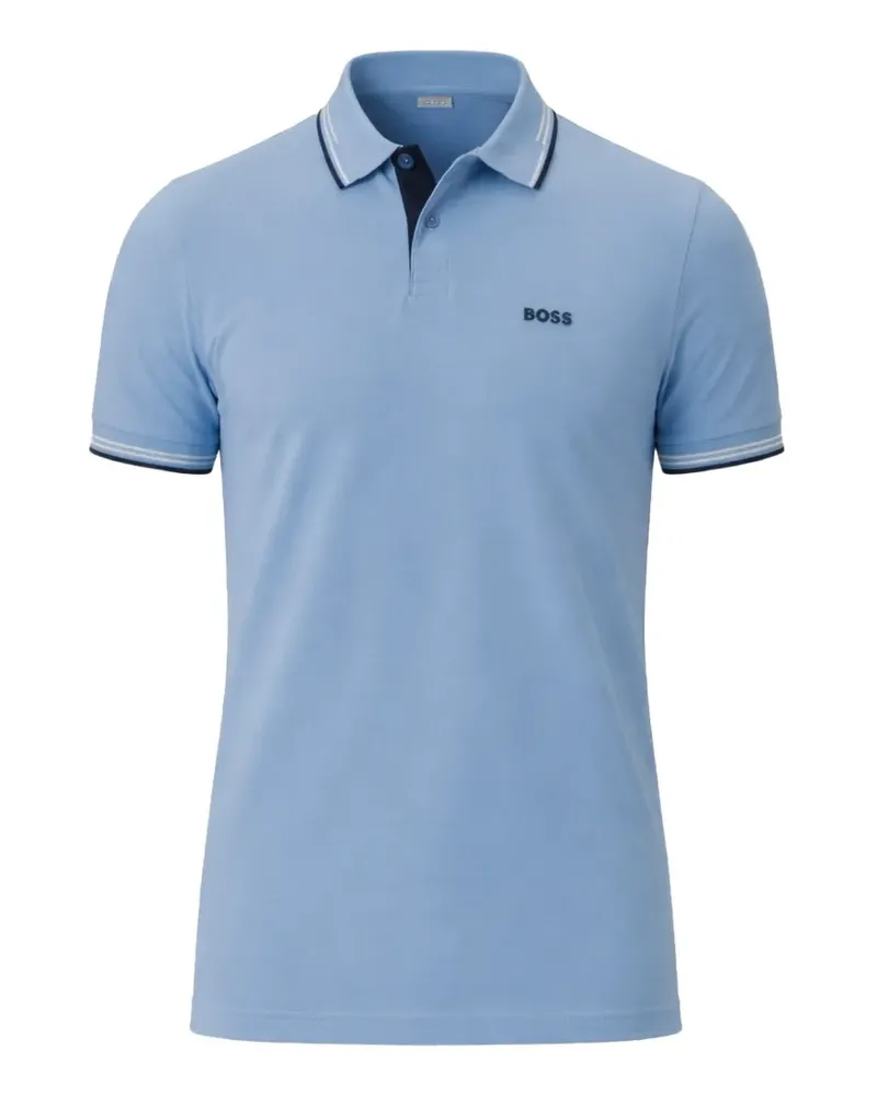 HUGO BOSS striped polo shirt - Blau Blau