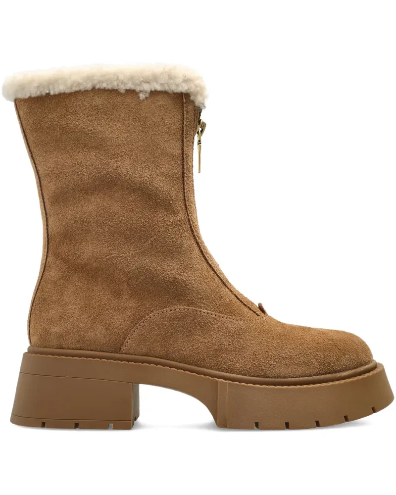 Coach CCH85 Sneakers aus Shearling - Braun Braun