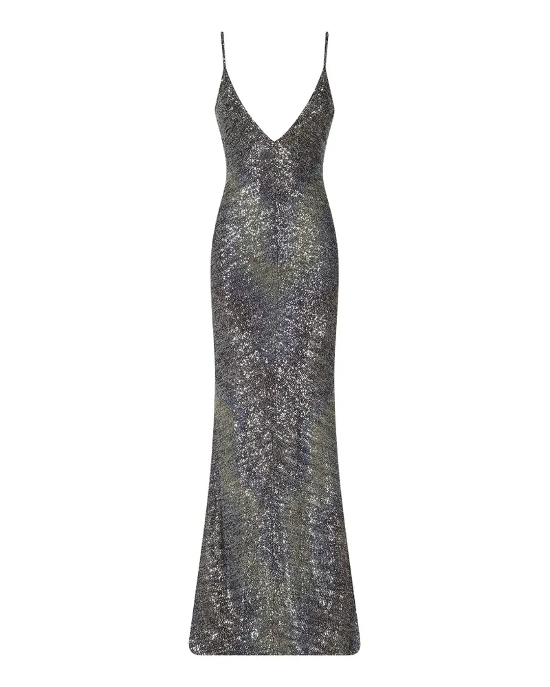 Missoni sequin-embellished V-neck maxi dress - Braun Braun